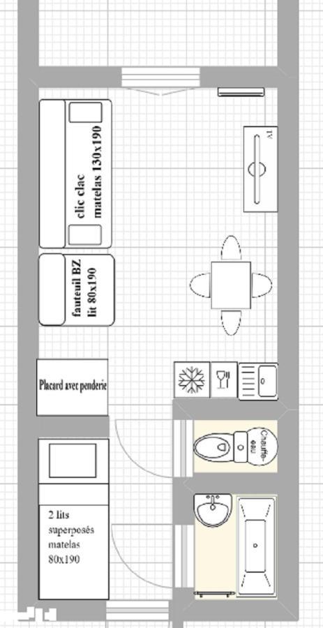 Studio 2 Alpes, Proche Lac Buissonniere, Menage Inclus, Balcon, Parking Les Deux Alpes Eksteriør bilde